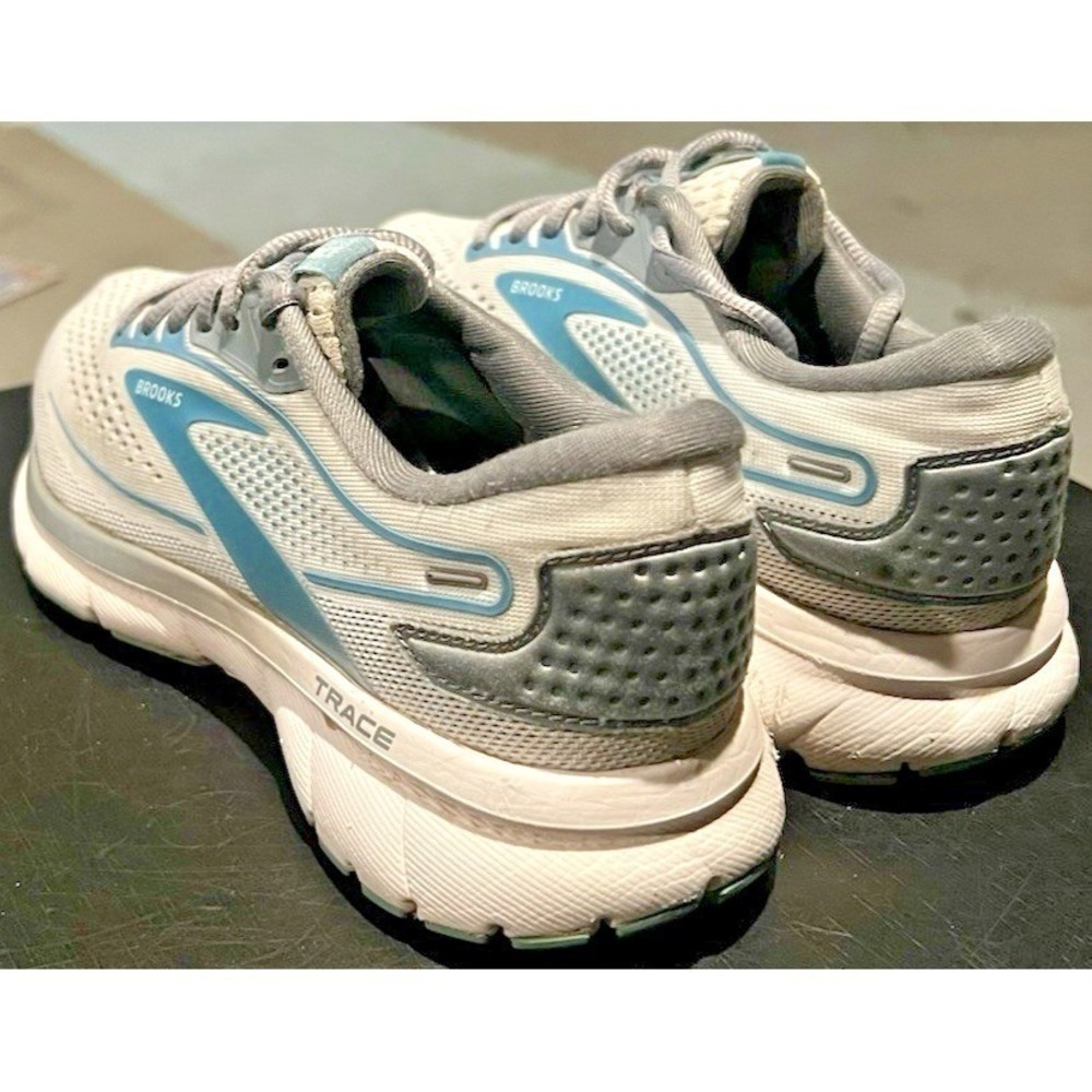 Brooks Trace 2 Women's 6.5B Grey / Aqua 1203751B185 - Picture 3 of 13